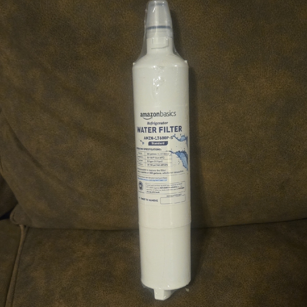 AmazonBasics White Refrigerator Water Filter Standard AMZN-LT600P